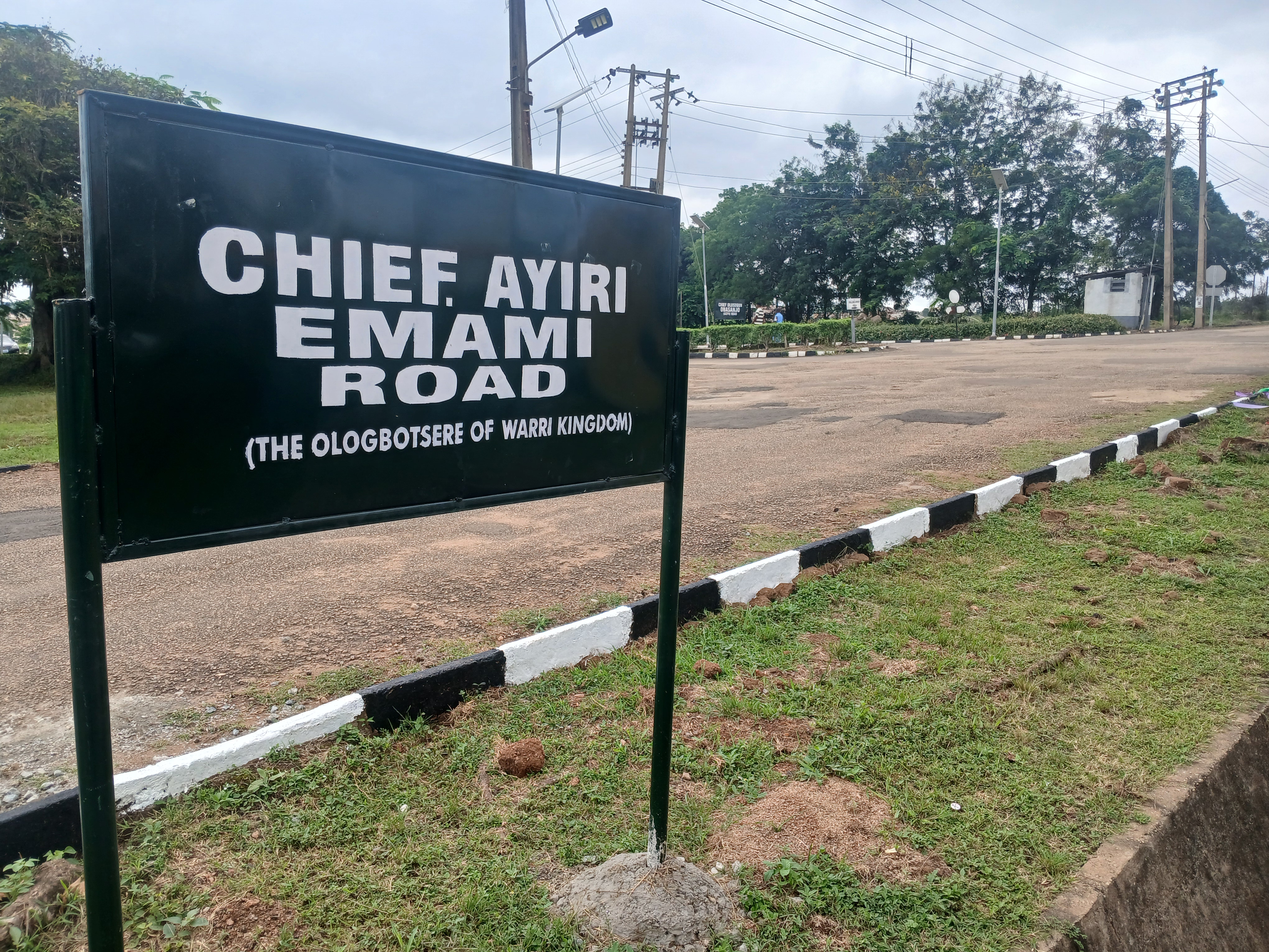 FEDERAL GOVERNMENT NAMES ROAD AFTER THE OLOGBOTSERE OF WARRI KINGDOM
